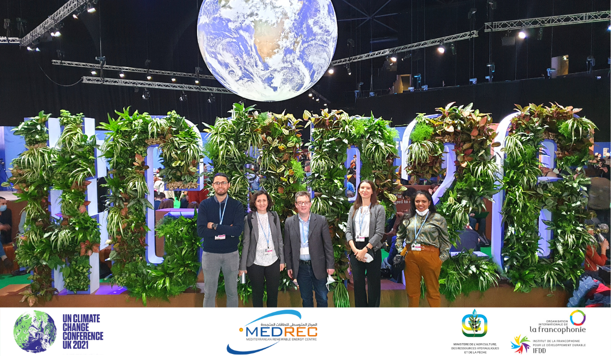 MEDREC à la COP26 pour promouvoir la création des emplois verts dans la région de l’Afrique du Nord