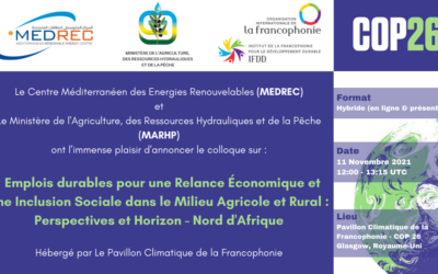 MEDREC à la COP26 !