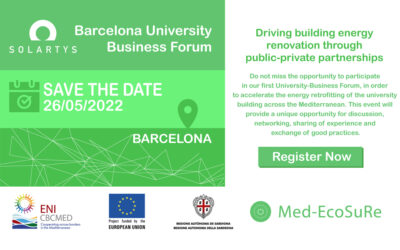 Med-EcoSuRe stimulates the energy renovation of buildings through public-private partnerships