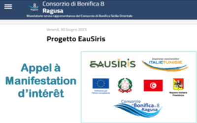 Avis d’appel à manifestations d’intérêt pour participer à une procédure négociée, lancé par le Consorzio di Bonifica n°8 Ragusa