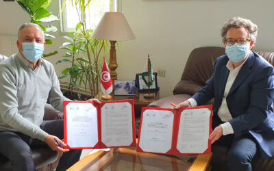 Signing of a collaboration agreement between MEDREC and the National Agronomic Institute of Tunisia (INAT)