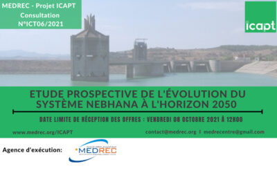 Avis de la consultation N° ICT06/2021 : « Etude Prospective de l’évolution du système Nebhana à l’horizon 2050 »