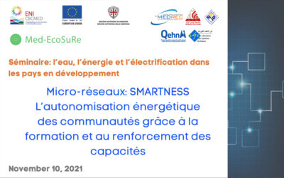 Med-EcoSuRe presents a microgrid pilot as an education, research and training platform at an international seminar