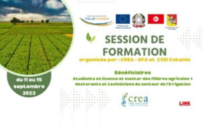Session de formation sur l’approvisionnement en eau dans l’agriculture
