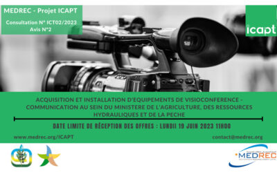 [ICAPT] Acquisition et installation d’équipements de visio-conférence – communication au sein du Ministère De L’agriculture, Des Ressources Hydrauliques Et De La Pêche