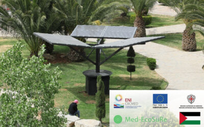 Med-EcoSuRe launches the first solar tree project in Palestine