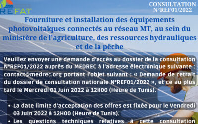 [REFAT] Fourniture et installation des équipements photovoltaïques