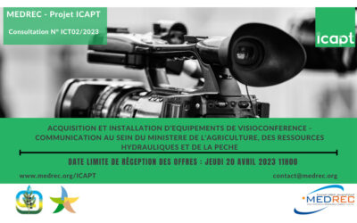 [ICAPT] Acquisition et installation d’équipements de visioconférence – communication au sein du Ministère de l’Agriculture, des Ressources Hydrauliques et de la Pêche
