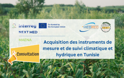 [MAENA]: Consultation – Acquisition des instruments de mesure et de suivi climatique et hydrique en Tunisie